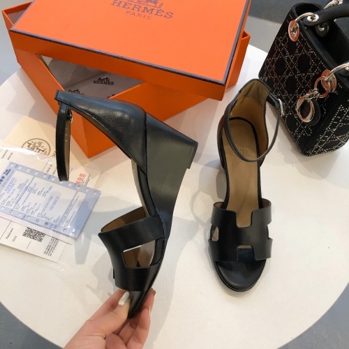 Replica Hermes Sandal For Women #872373 $80.00 USD for Wholesale