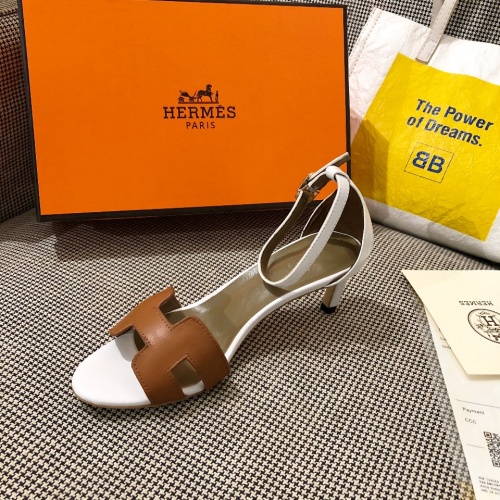 Replica Hermes Sandal For Women #872382 $80.00 USD for Wholesale