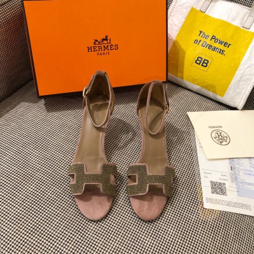 Replica Hermes Sandal For Women #872402 $80.00 USD for Wholesale