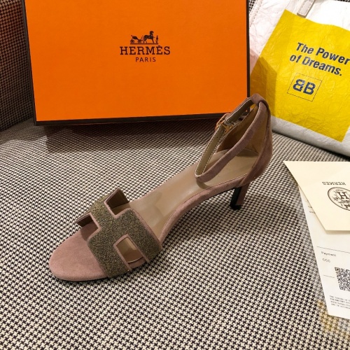 Replica Hermes Sandal For Women #872402 $80.00 USD for Wholesale
