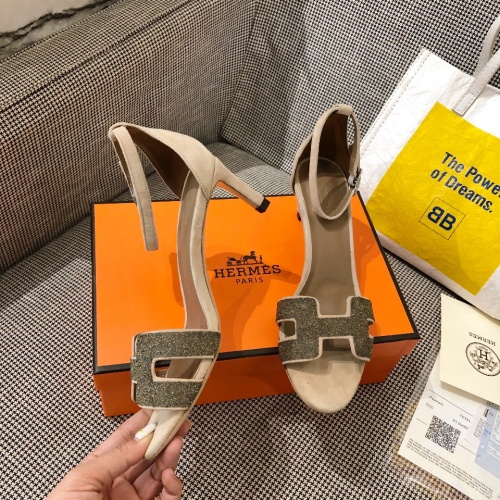 Replica Hermes Sandal For Women #872403 $80.00 USD for Wholesale