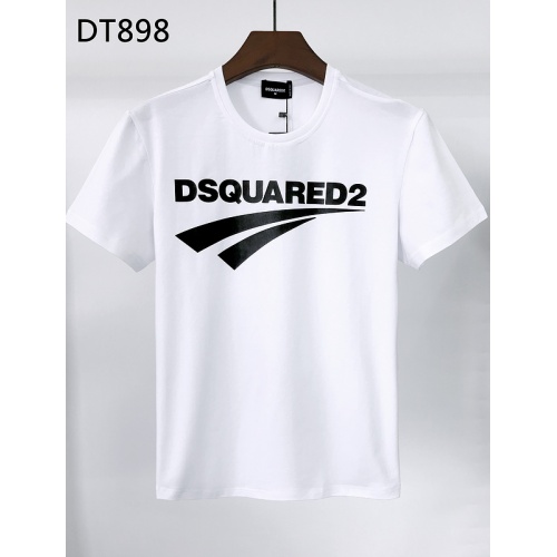 Dsquared T-Shirts Short Sleeved For Men #872486 $28.00 USD, Wholesale Replica Dsquared T-Shirts