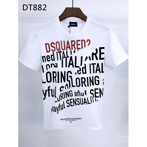 Dsquared T-Shirts Short Sleeved For Men #872493 $28.00 USD, Wholesale Replica Dsquared T-Shirts