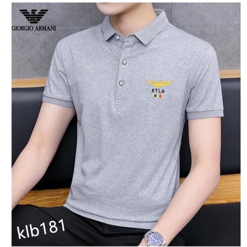 Armani T-Shirts Short Sleeved For Men #872571 $29.00 USD, Wholesale Replica Armani T-Shirts