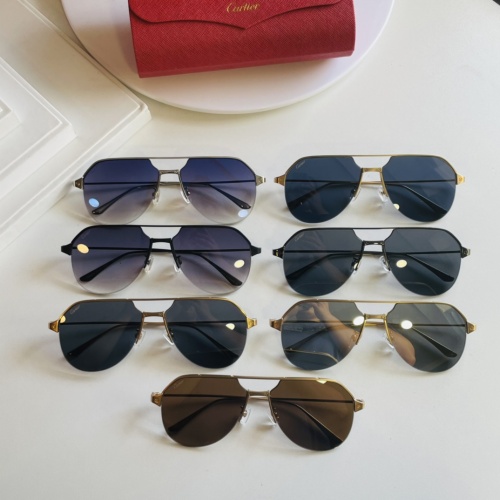 Replica Cartier AAA Quality Sunglasses #872695 $48.00 USD for Wholesale