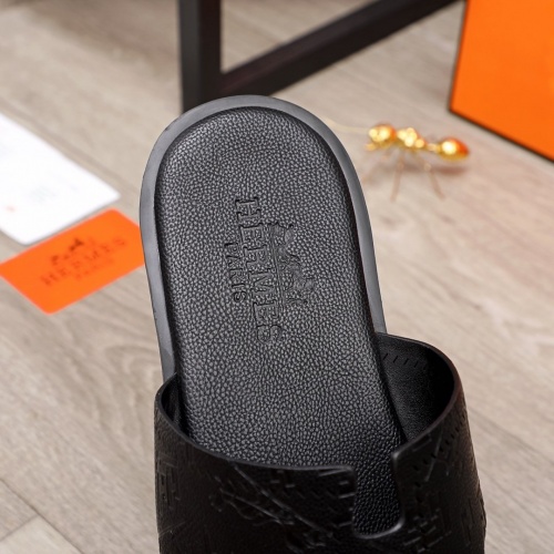 Replica Hermes Slippers For Men #872797 $48.00 USD for Wholesale