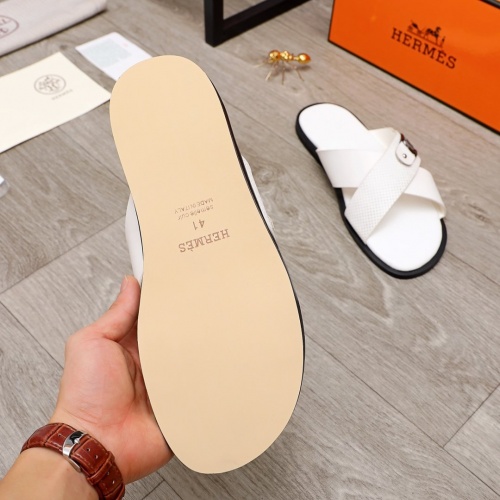 Replica Hermes Slippers For Men #872799 $48.00 USD for Wholesale