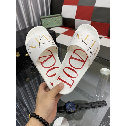 Replica Valentino Slippers For Men #872845 $42.00 USD for Wholesale