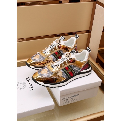 Replica Versace Casual Shoes For Men #872879 $88.00 USD for Wholesale