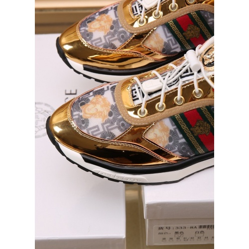 Replica Versace Casual Shoes For Men #872879 $88.00 USD for Wholesale