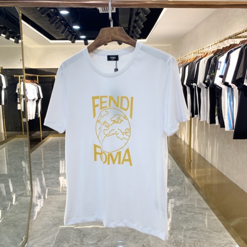 Fendi T-Shirts Short Sleeved For Men #873300 $41.00 USD, Wholesale Replica Fendi T-Shirts