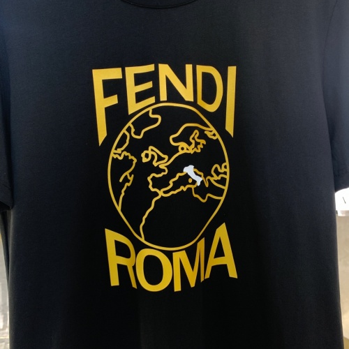 Replica Fendi T-Shirts Short Sleeved For Men #873301 $41.00 USD for Wholesale