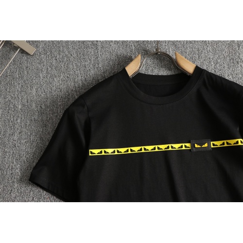 Replica Fendi T-Shirts Short Sleeved For Men #873352 $38.00 USD for Wholesale