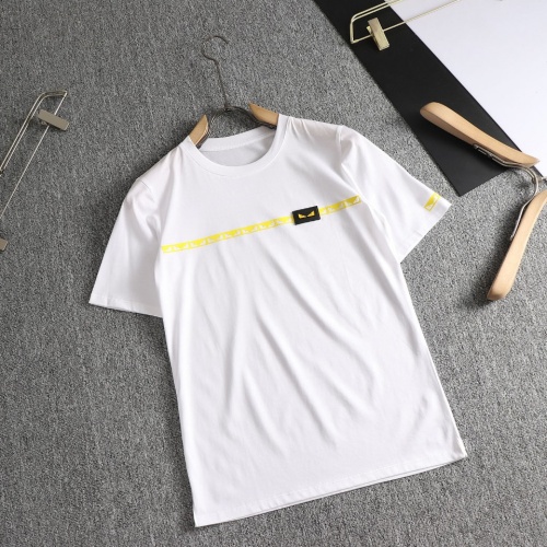Fendi T-Shirts Short Sleeved For Men #873354 $38.00 USD, Wholesale Replica Fendi T-Shirts