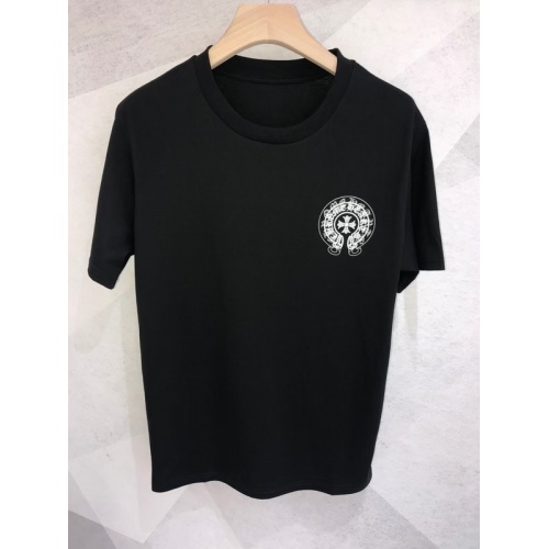 Replica Chrome Hearts T-Shirts Short Sleeved For Men #873539 $29.00 USD for Wholesale