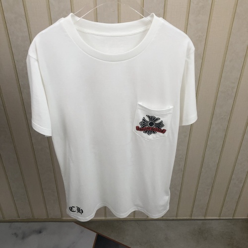 Replica Chrome Hearts T-Shirts Short Sleeved For Men #873553 $30.00 USD for Wholesale