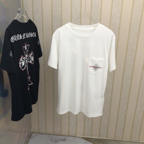 Replica Chrome Hearts T-Shirts Short Sleeved For Men #873561 $29.00 USD for Wholesale
