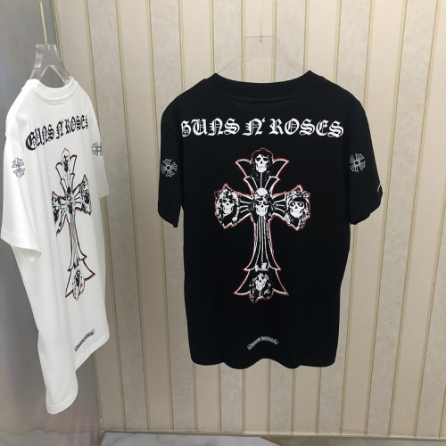 Replica Chrome Hearts T-Shirts Short Sleeved For Men #873562 $29.00 USD for Wholesale