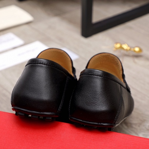 Replica Ferragamo Leather Shoes For Men #873629 $82.00 USD for Wholesale
