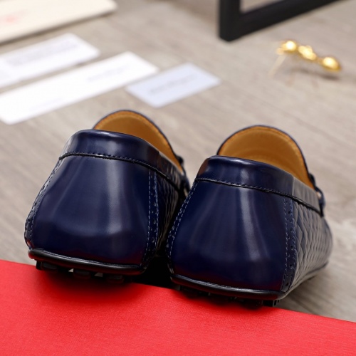Replica Ferragamo Leather Shoes For Men #873634 $82.00 USD for Wholesale