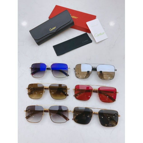 Replica Cartier AAA Quality Sunglasses #873843 $60.00 USD for Wholesale