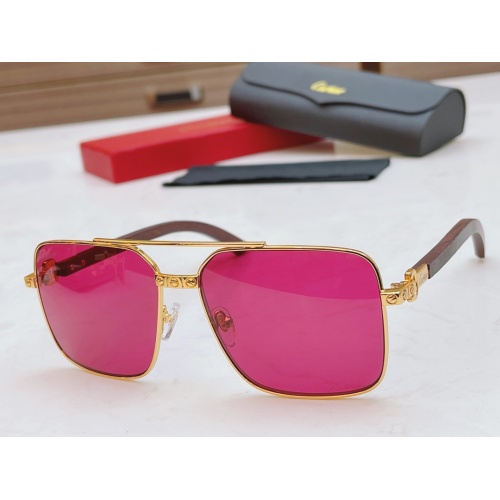 Cartier AAA Quality Sunglasses #873846 $60.00 USD, Wholesale Replica Cartier AAA Quality Sunglassess