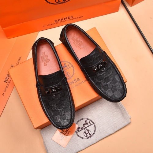 Hermes Leather Shoes For Men #873984 $80.00 USD, Wholesale Replica Hermes Leather Shoes