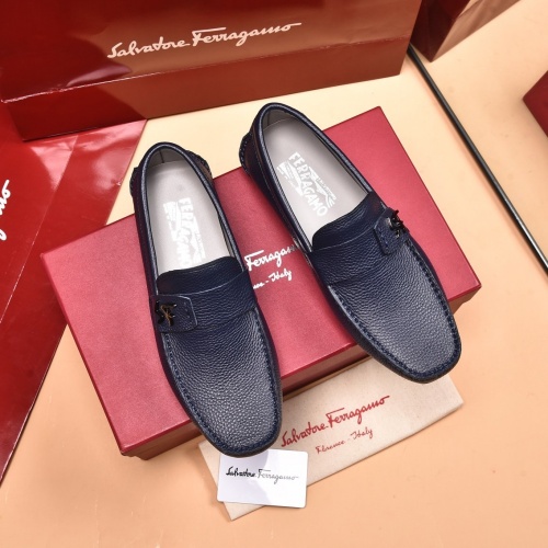 Ferragamo Leather Shoes For Men #873988 $80.00 USD, Wholesale Replica Salvatore Ferragamo Leather Shoes