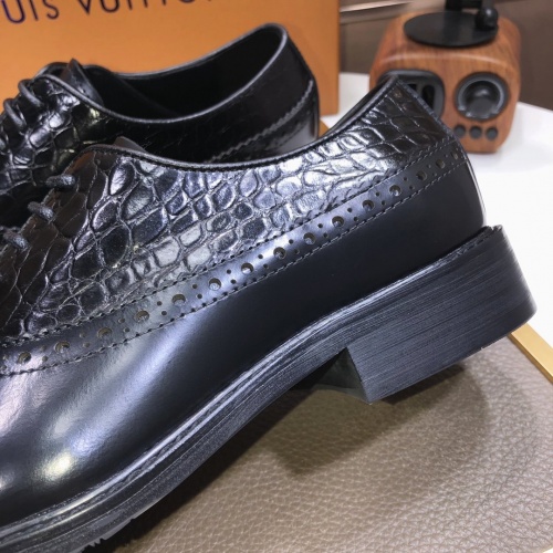 Replica Armani Leather Shoes For Men #874026 $85.00 USD for Wholesale