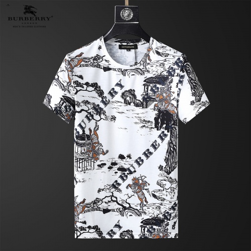 Replica Burberry Tracksuits Short Sleeved For Men #874074 $64.00 USD for Wholesale
