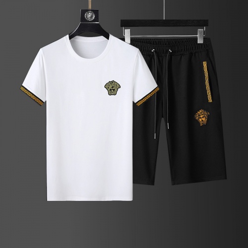 Versace Tracksuits Short Sleeved For Men #874098 $64.00 USD, Wholesale Replica Versace Tracksuits