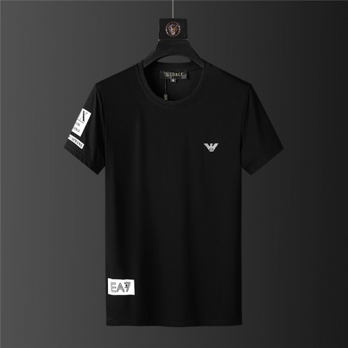 Replica Armani Tracksuits Short Sleeved For Men #874118 $64.00 USD for Wholesale