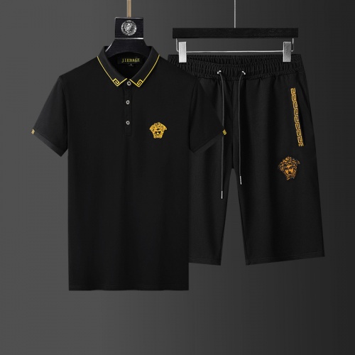 Versace Tracksuits Short Sleeved For Men #874157 $68.00 USD, Wholesale Replica Versace Tracksuits