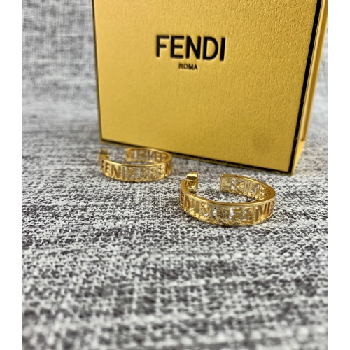 Fendi Earrings #874337 $39.00 USD, Wholesale Replica Fendi Earrings