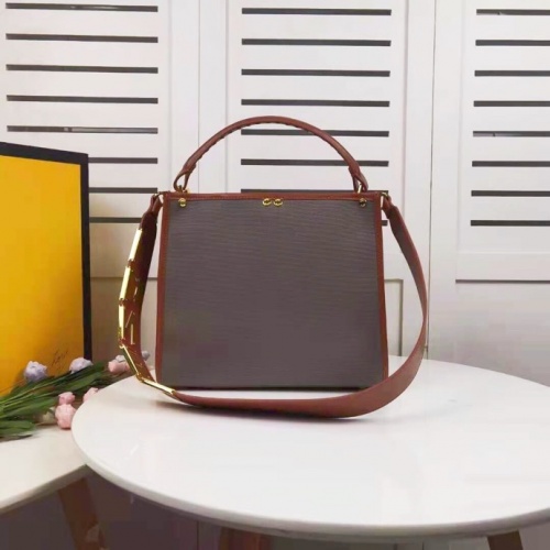 Replica Fendi AAA Quality Shoulder Bags For Women #874550 $140.00 USD for Wholesale