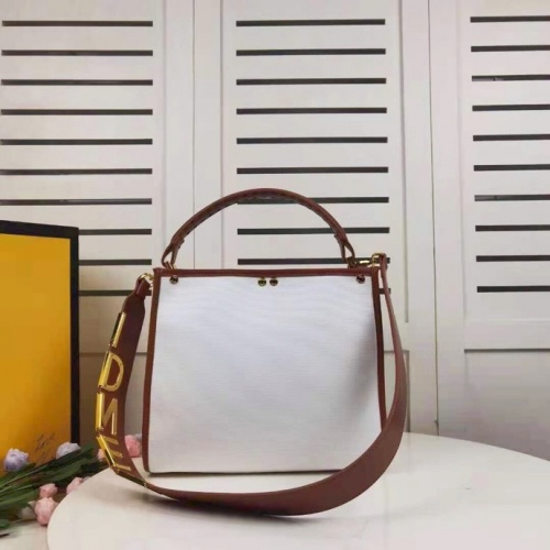 Replica Fendi AAA Quality Shoulder Bags For Women #874551 $140.00 USD for Wholesale
