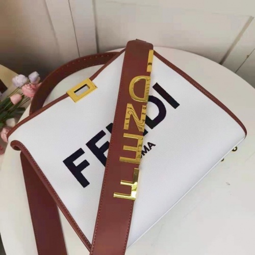 Replica Fendi AAA Quality Shoulder Bags For Women #874551 $140.00 USD for Wholesale
