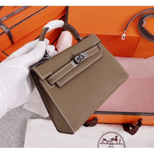 Replica Hermes AAA Quality Messenger Bags For Women #874772 $100.00 USD for Wholesale