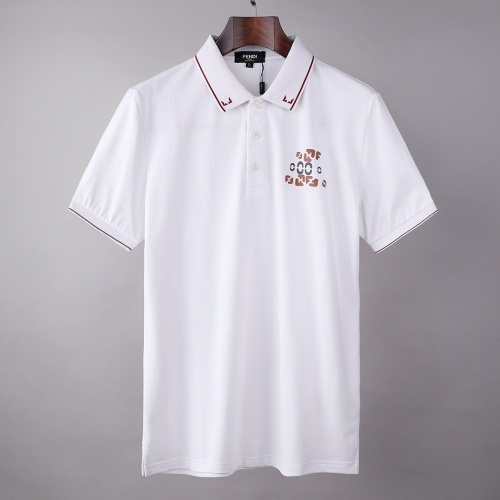 Fendi T-Shirts Short Sleeved For Men #874924 $42.00 USD, Wholesale Replica Fendi T-Shirts