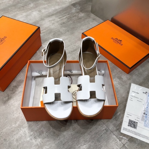 Replica Hermes Sandal For Women #875102 $76.00 USD for Wholesale