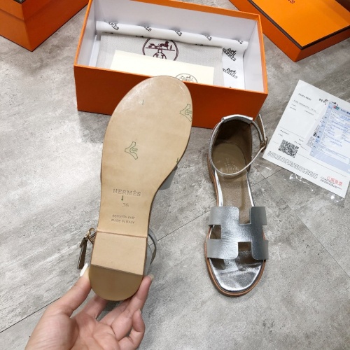 Replica Hermes Sandal For Women #875103 $76.00 USD for Wholesale