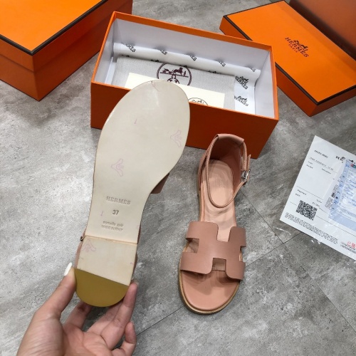 Replica Hermes Sandal For Women #875104 $76.00 USD for Wholesale