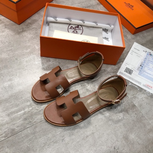 Hermes Sandal For Women #875106 $76.00 USD, Wholesale Replica Hermes Sandal