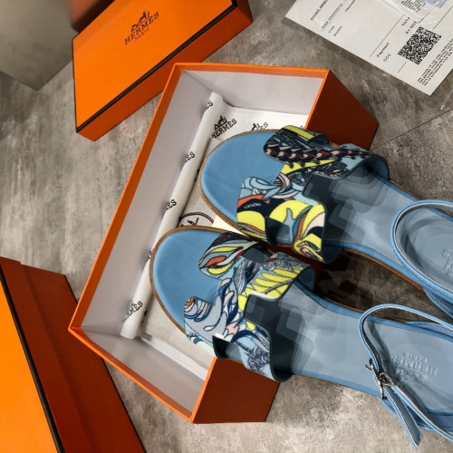 Replica Hermes Sandal For Women #875107 $76.00 USD for Wholesale