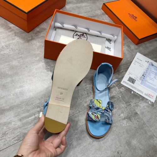 Replica Hermes Sandal For Women #875107 $76.00 USD for Wholesale
