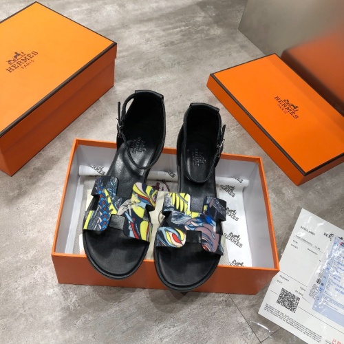 Replica Hermes Sandal For Women #875108 $76.00 USD for Wholesale