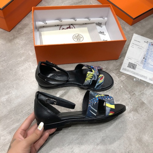 Replica Hermes Sandal For Women #875108 $76.00 USD for Wholesale