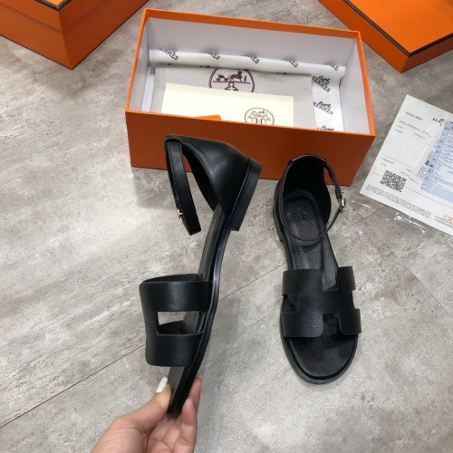 Replica Hermes Sandal For Women #875109 $76.00 USD for Wholesale
