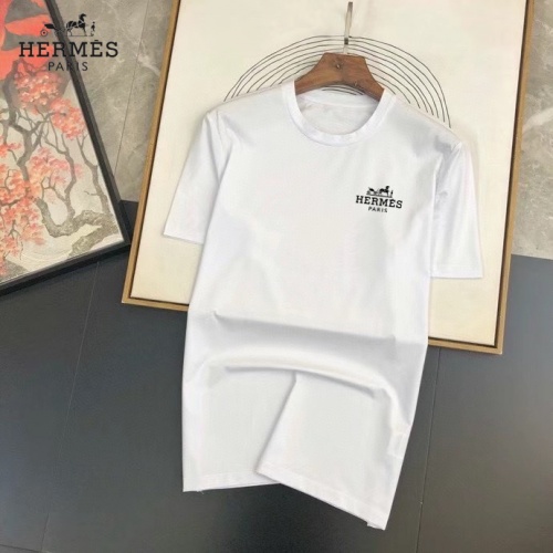 Hermes T-Shirts Short Sleeved For Men #875267 $26.00 USD, Wholesale Replica Hermes T-Shirts