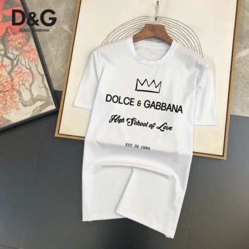 Dolce &amp; Gabbana D&amp;G T-Shirts Short Sleeved For Men #875273 $26.00 USD, Wholesale Replica Dolce &amp; Gabbana D&amp;G T-Shirts